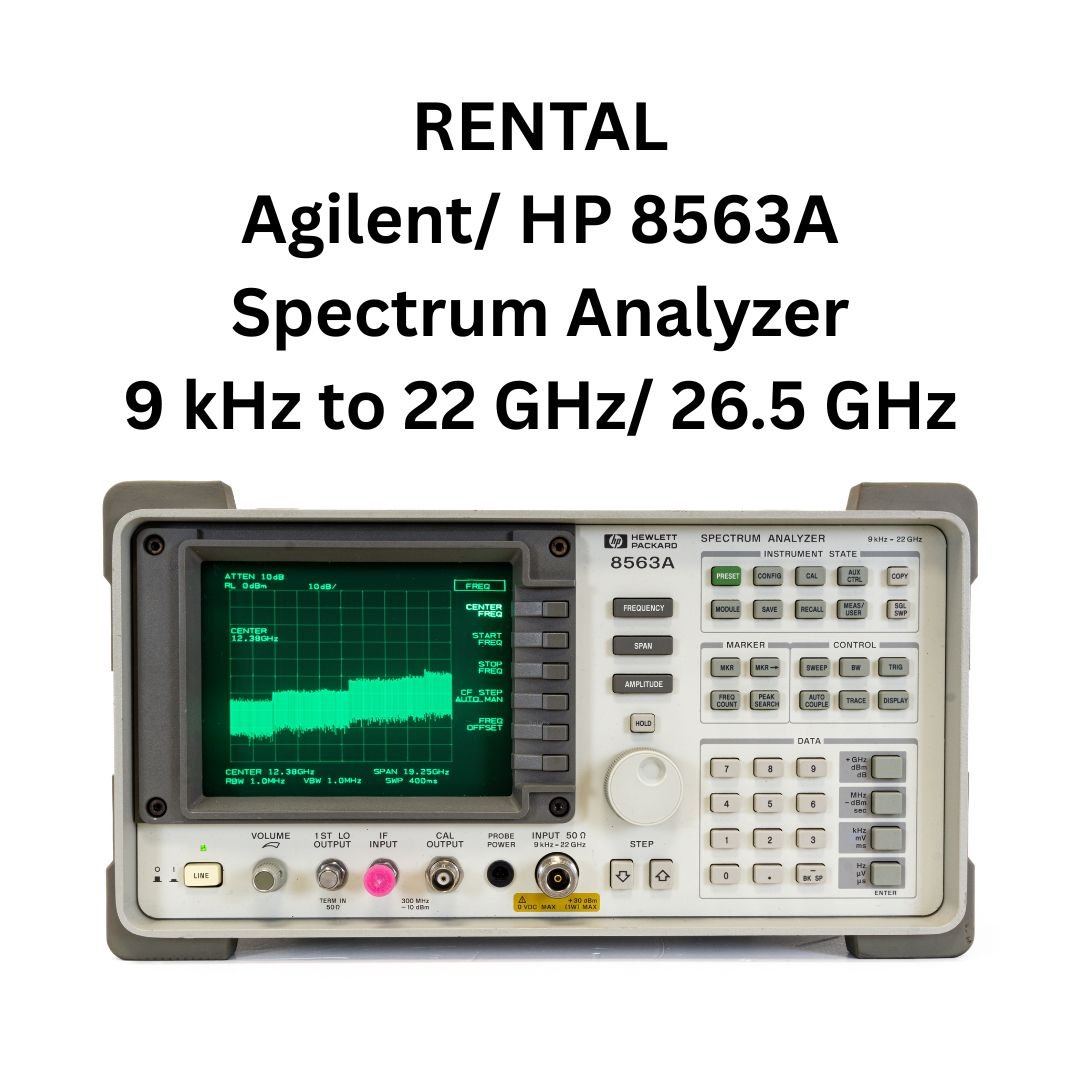 Agilent HP 8563A Spectrum Analyzer, 9 kHz to 22 GHz 26.5 GHz (1)