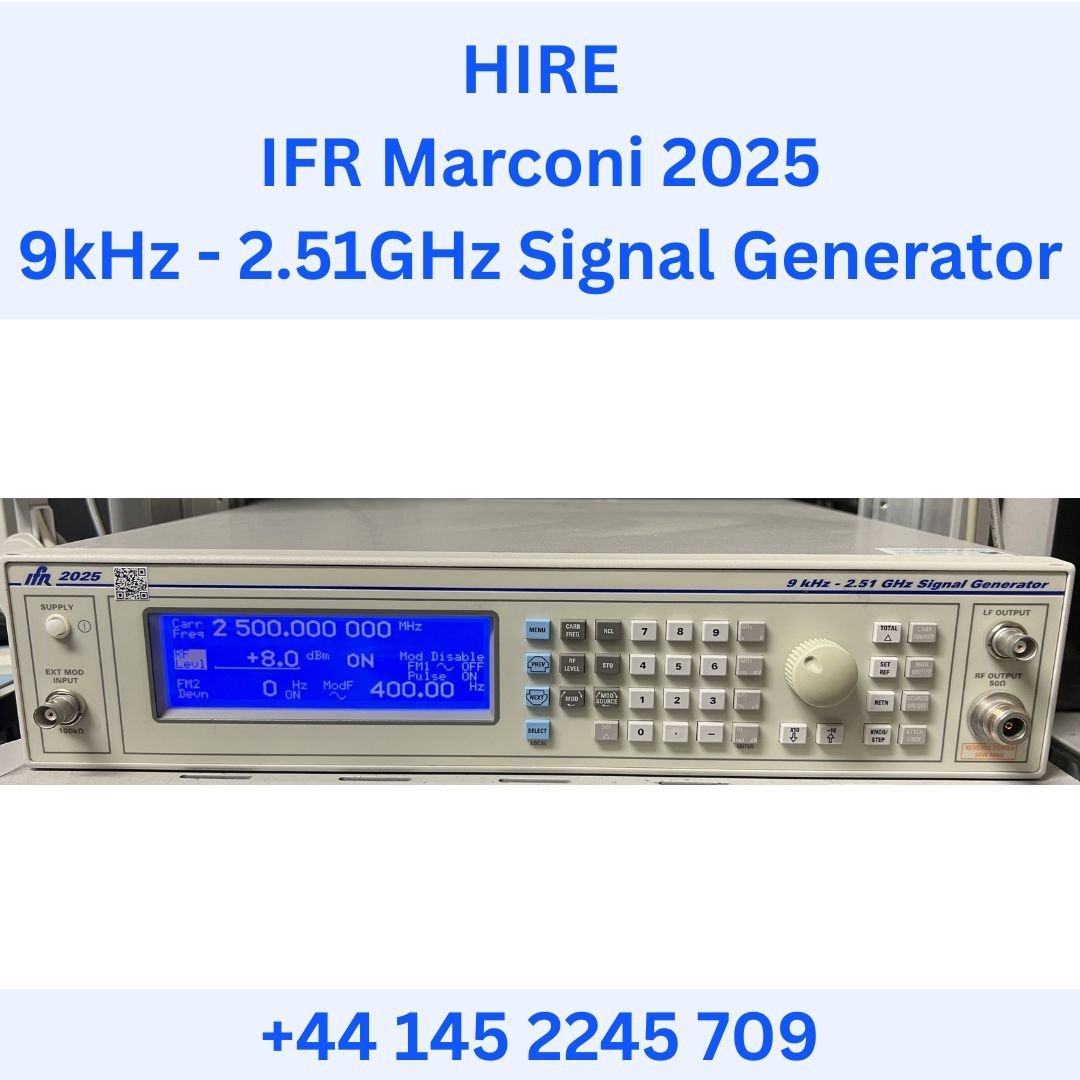 HIRE IFR Marconi 2025 9kHz – 2.51GHz Signal Generator