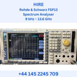 HIRE Rohde & Schwarz FSP13 Spectrum Analyser 9 kHz – 13.6 GHz