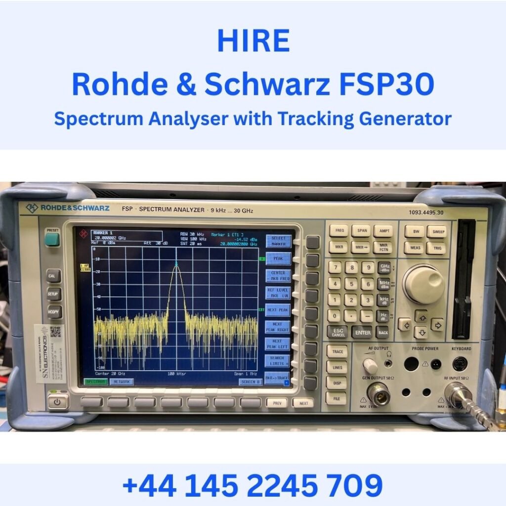 Rohde & Schwarz FSP30 Spectrum Analyser 9kHz - 30GHz with Tracking ...