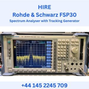 Rohde & Schwarz FSP30 Spectrum Analyser 9kHz - 30GHz with Tracking Generator