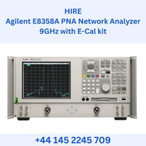 HIRE Agilent E8358A PNA Network Analyzer 9GHz with E-Cal kit