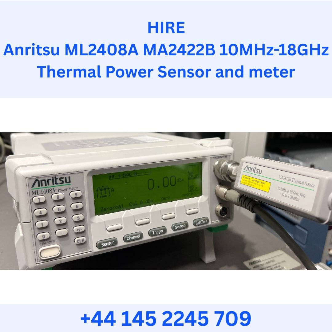 HIRE Anritsu ML2408A MA2422B 10MHz-18GHz