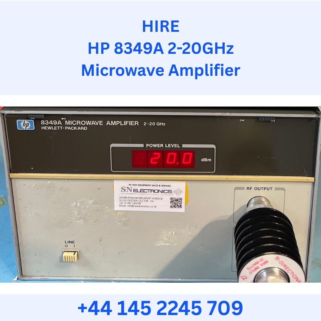 HIRE HP 8349A 2-20GHz Microwave Amplifier