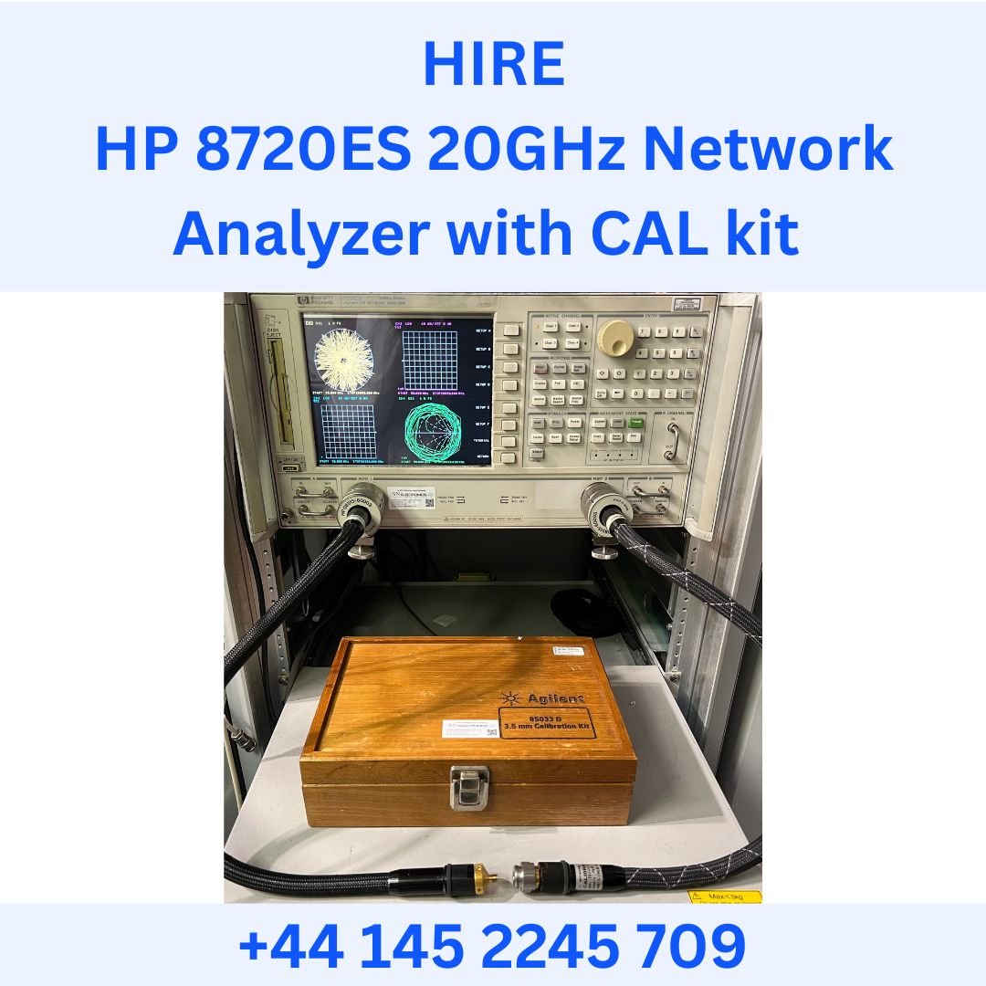HIRE HP 8720ES 20GHz Network Analyzer with CAL kit