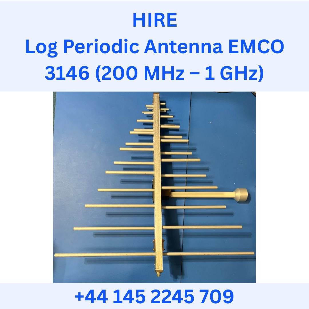 HIRE Log Periodic Antenna EMCO 3146 (200 MHz – 1 GHz)