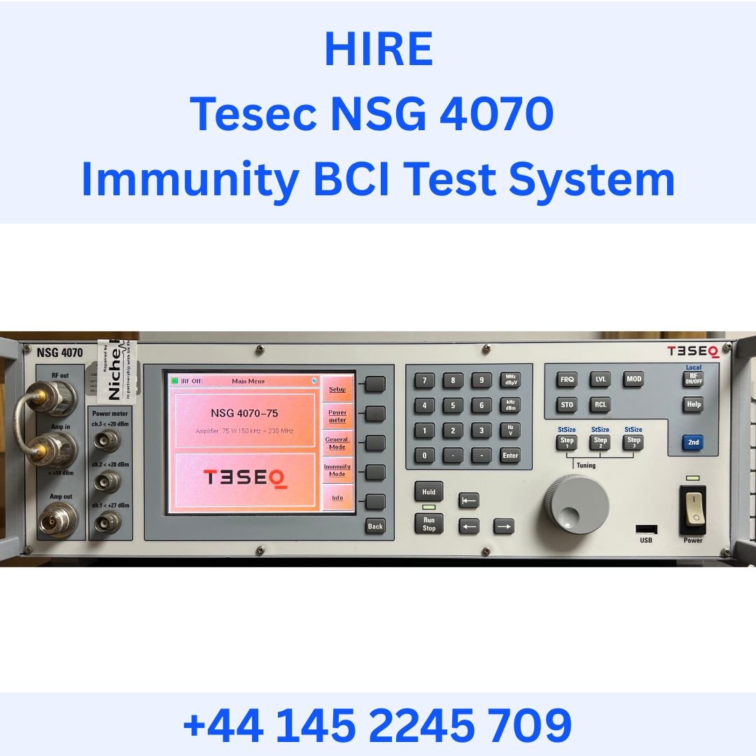 HIRE Tesec NSG 4070 Immunity BCI Test System